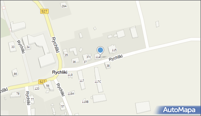 Rychliki, Rychliki, 114a, mapa Rychliki