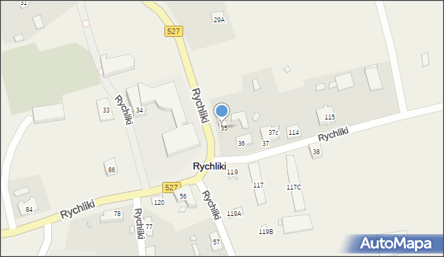 Rychliki, Rychliki, 35A, mapa Rychliki