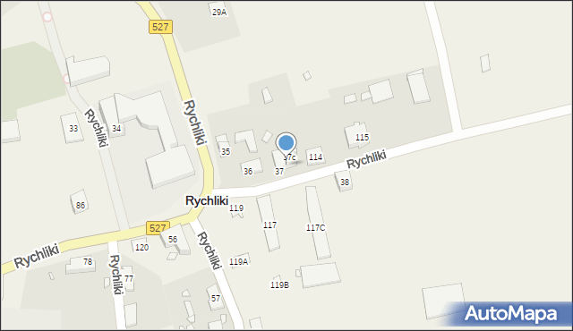 Rychliki, Rychliki, 37b, mapa Rychliki