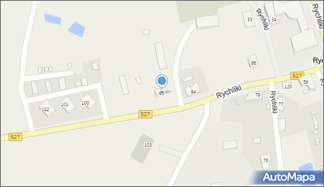 Rychliki, Rychliki, 85, mapa Rychliki