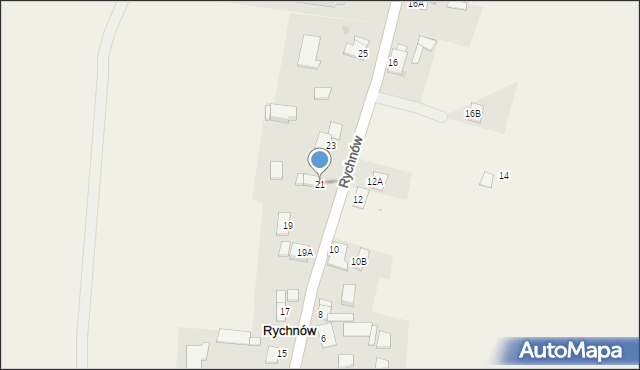 Rychnów, Rychnów, 21, mapa Rychnów