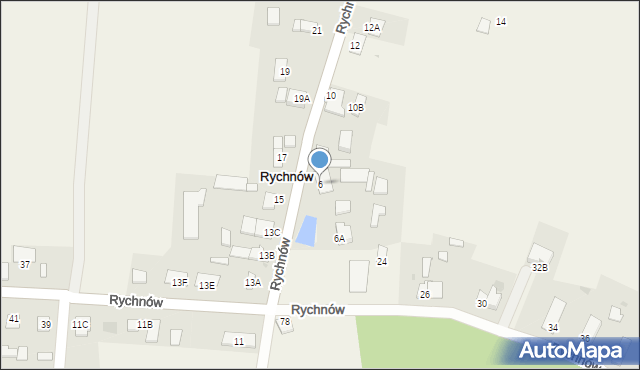 Rychnów, Rychnów, 6, mapa Rychnów