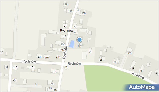 Rychnów, Rychnów, 6A, mapa Rychnów