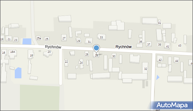 Rychnów, Rychnów, 28, mapa Rychnów