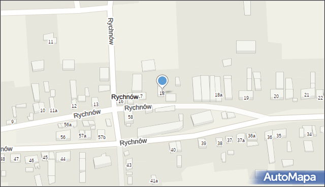 Rychnów, Rychnów, 18, mapa Rychnów