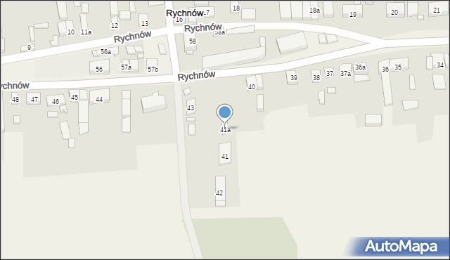 Rychnów, Rychnów, 41a, mapa Rychnów