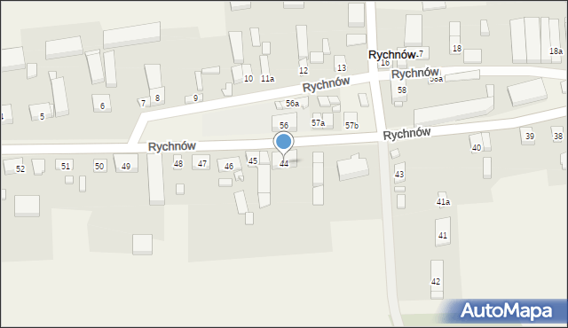 Rychnów, Rychnów, 44, mapa Rychnów