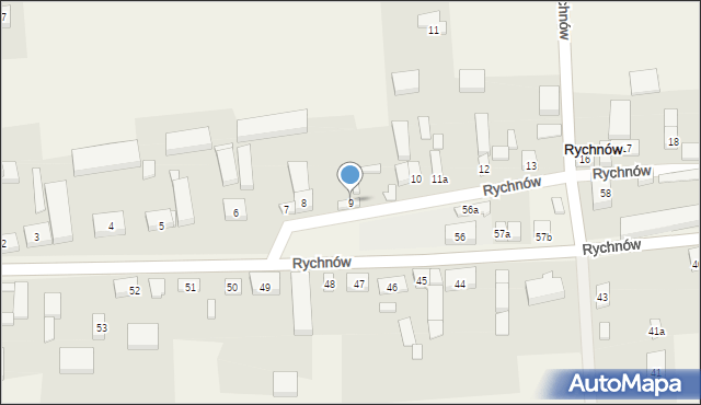 Rychnów, Rychnów, 9, mapa Rychnów