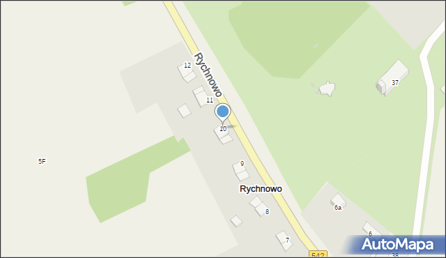 Rychnowo, Rychnowo, 10, mapa Rychnowo