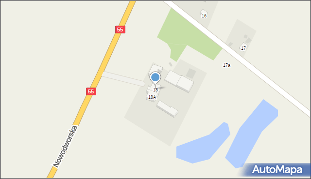 Rychnowo Żuławskie, Rychnowo Żuławskie, 18, mapa Rychnowo Żuławskie