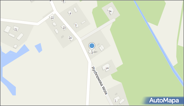 Rychnowska Wola, Rychnowska Wola, 2, mapa Rychnowska Wola