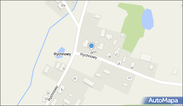 Rychnowy, Rychnowy, 18, mapa Rychnowy