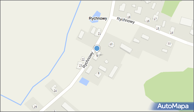 Rychnowy, Rychnowy, 9, mapa Rychnowy