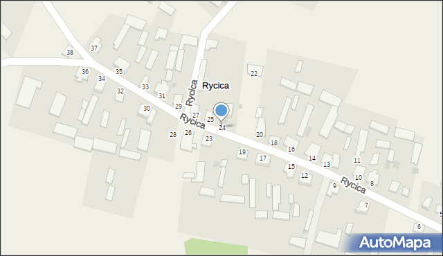 Rycica, Rycica, 24, mapa Rycica