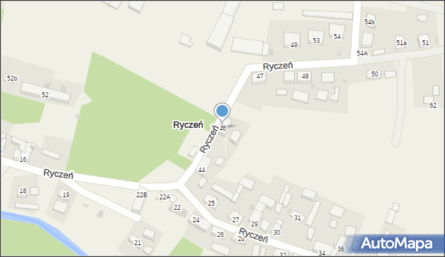 Ryczeń, Ryczeń, 46, mapa Ryczeń