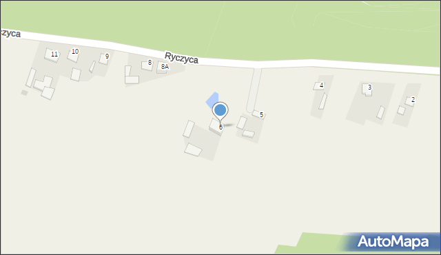 Ryczyca, Ryczyca, 6, mapa Ryczyca