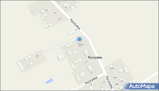 Ryczyska, Ryczyska, 19, mapa Ryczyska