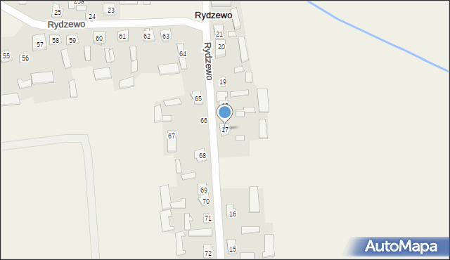 Rydzewo, Rydzewo, 17, mapa Rydzewo