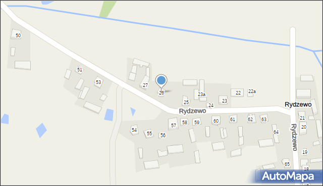 Rydzewo, Rydzewo, 26, mapa Rydzewo