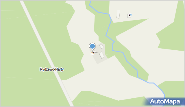 Rydzewo, Rydzewo, 15, mapa Rydzewo