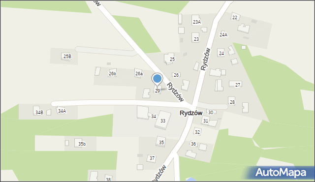 Rydzów, Rydzów, 29, mapa Rydzów