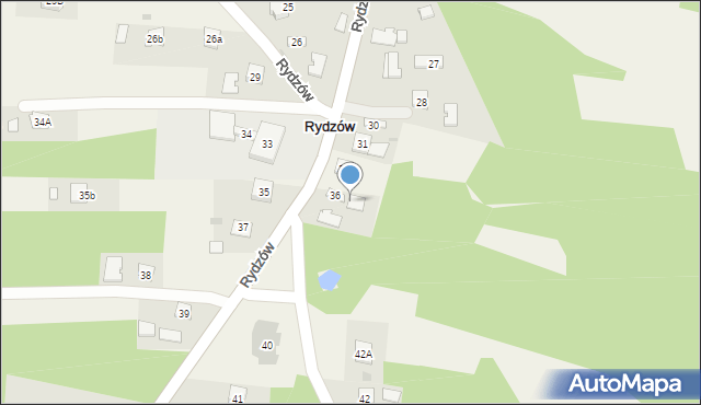 Rydzów, Rydzów, 36a, mapa Rydzów