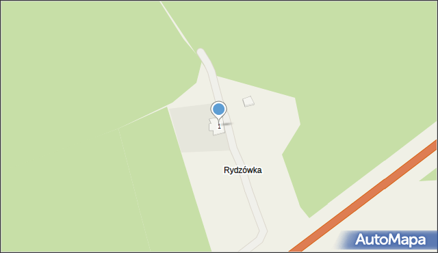 Rydzówka, Rydzówka, 1, mapa Rydzówka