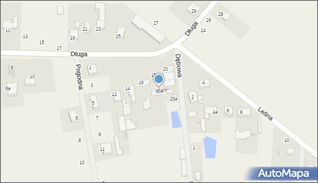 Rydzyny, Rydzyny, 90A, mapa Rydzyny