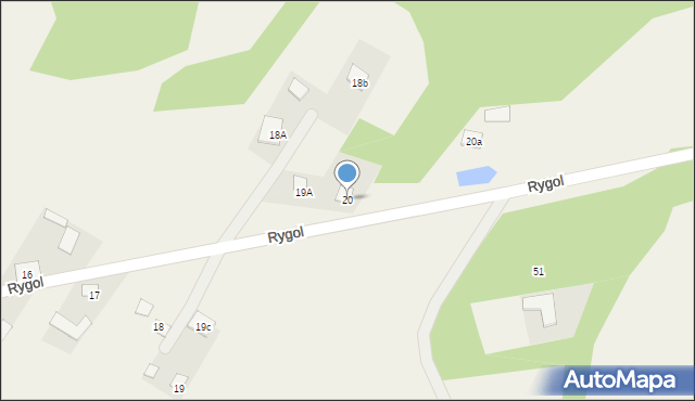 Rygol, Rygol, 20, mapa Rygol