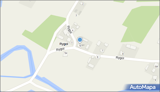 Rygol, Rygol, 5, mapa Rygol