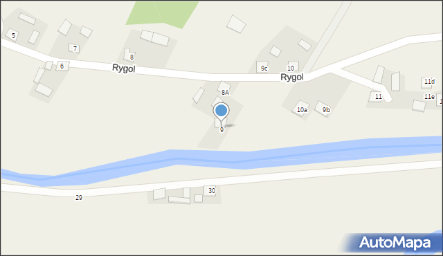 Rygol, Rygol, 9, mapa Rygol