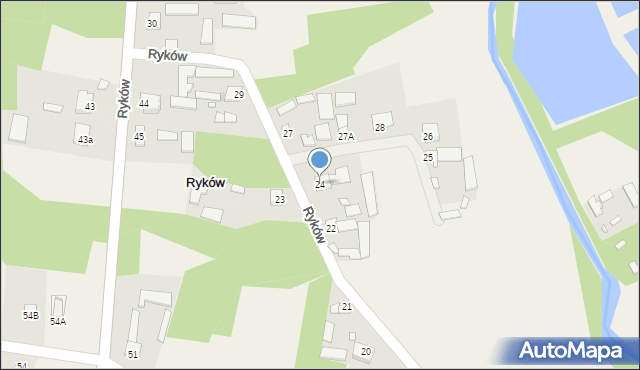 Ryków, Ryków, 24, mapa Ryków