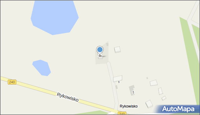 Rykowisko, Rykowisko, 4a, mapa Rykowisko