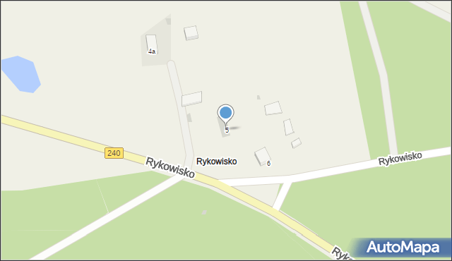 Rykowisko, Rykowisko, 5, mapa Rykowisko