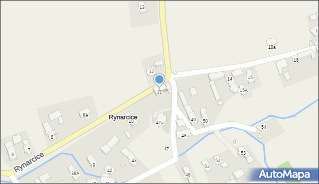 Rynarcice, Rynarcice, 11, mapa Rynarcice