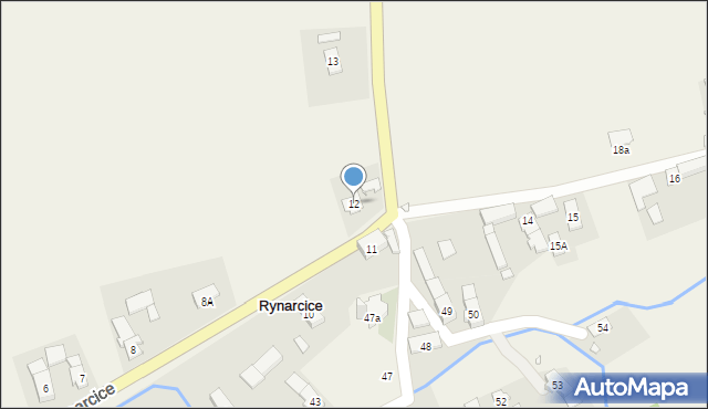 Rynarcice, Rynarcice, 12, mapa Rynarcice