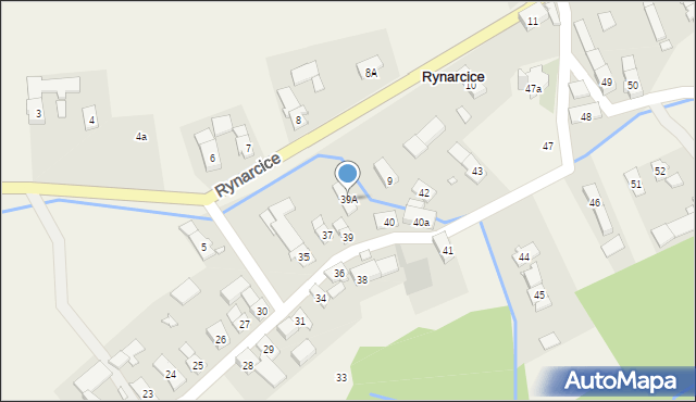 Rynarcice, Rynarcice, 39A, mapa Rynarcice