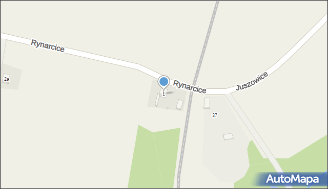 Rynarcice, Rynarcice, 1, mapa Rynarcice