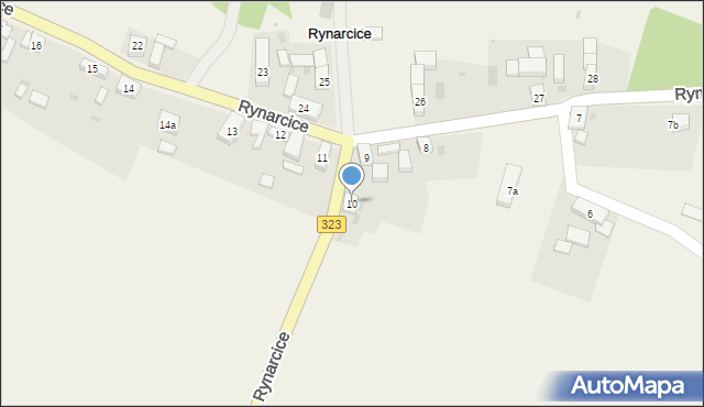 Rynarcice, Rynarcice, 10, mapa Rynarcice