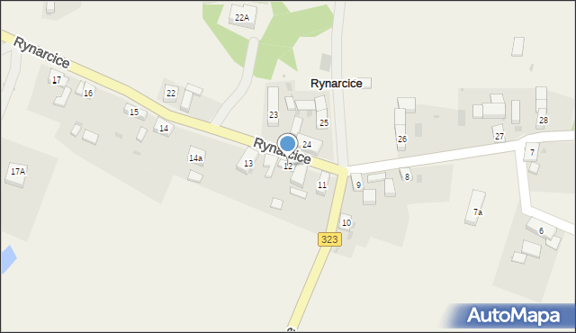 Rynarcice, Rynarcice, 12, mapa Rynarcice