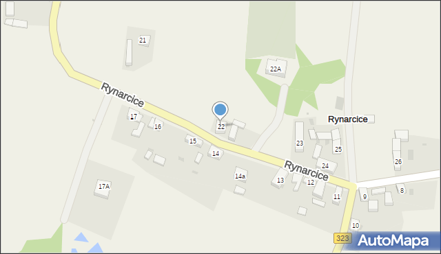 Rynarcice, Rynarcice, 22, mapa Rynarcice