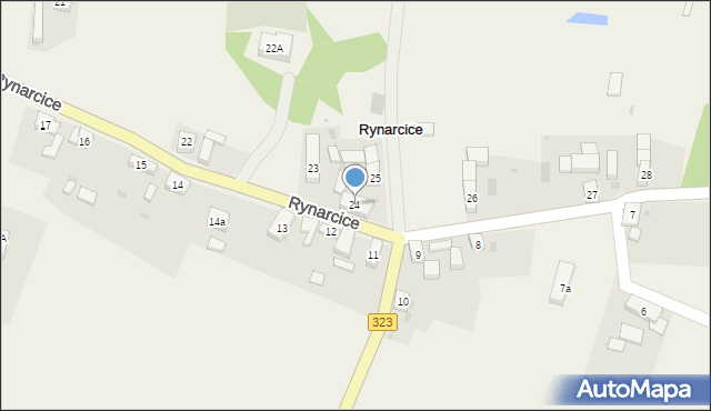 Rynarcice, Rynarcice, 24, mapa Rynarcice