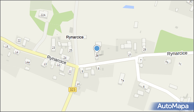 Rynarcice, Rynarcice, 26, mapa Rynarcice