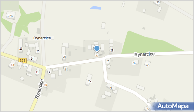 Rynarcice, Rynarcice, 27, mapa Rynarcice