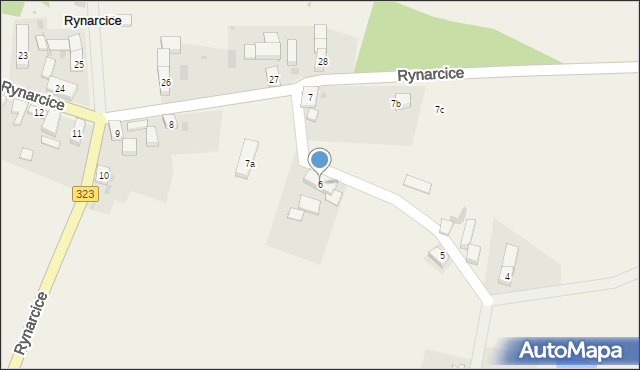 Rynarcice, Rynarcice, 6, mapa Rynarcice