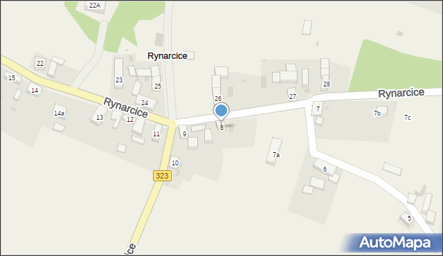 Rynarcice, Rynarcice, 8, mapa Rynarcice