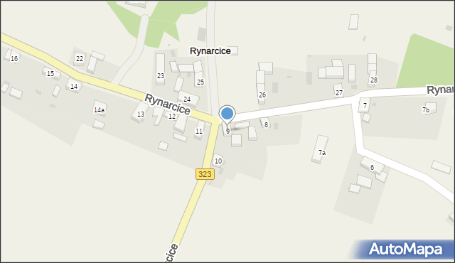 Rynarcice, Rynarcice, 9, mapa Rynarcice