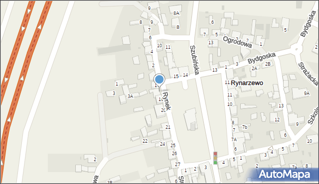 Rynarzewo, Rynek, 18, mapa Rynarzewo