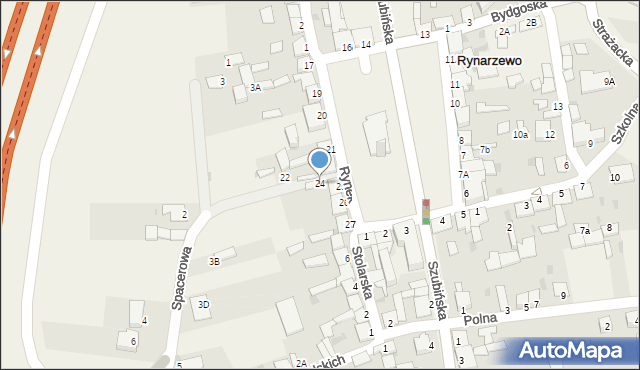 Rynarzewo, Rynek, 24, mapa Rynarzewo