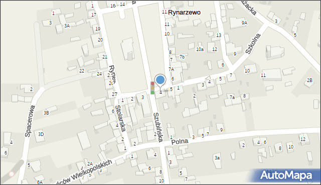 Rynarzewo, Rynek, 4, mapa Rynarzewo